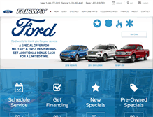 Tablet Screenshot of fairwayford.net
